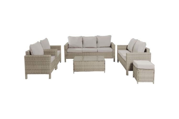 Комплект мебели из ротанга НУСА Greige-3