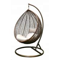 Кресло подвесное цвет коричневый