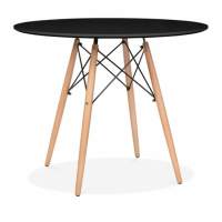 Стол круглый ЭЙМС-1000 «EAMES 1000» черного цвета