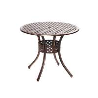 Стол из литого алюминия ЛИОН «LION» круглый D85