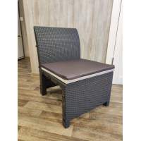 Вставка к угловому дивану под ротанг Калифорния “California“ арт.80503 с подушкой пластиковый