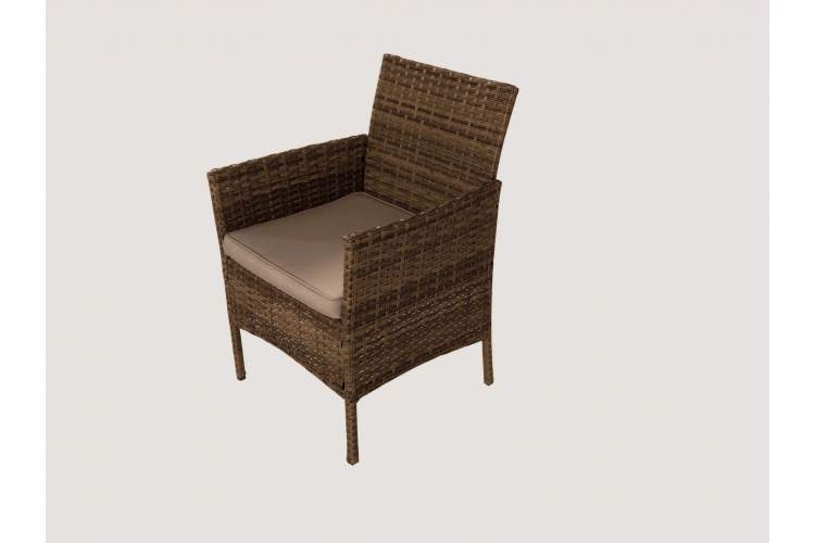 Мебель из искусственного ротанга на 8 персон, стол ЕГИПЕТ «EGYPT»+ 8 кресел Анкор Шоколад-3