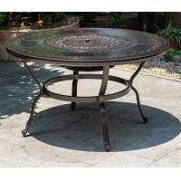 Стол уличный с мангалом из литого алюминия Барбекю-4(BBQ-4)