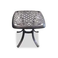 Столик кофейный из литого алюминия Джордан уличный