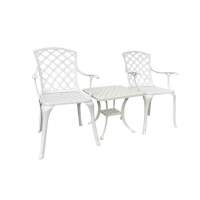 Кофейный набор уличной мебели из литого алюминия столик Вилла + 2 кресла Седона