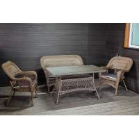Комплект мебели из искусственного ротанга Мэдисон (Medison) Lunch set с подушками на сидение