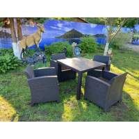 Комплект мебели под искусственный ротанг для отдыха Калифорния «California 4+1»