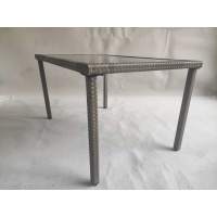 Набор плетеной мебели из искусственного ротанга Анкор+Вирджиния стол и 4 кресла Greige