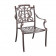 Комплект мебели из литого алюминия стол квадратный Опалия + 2 кресла Миранда
