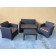 Комплект мебели под искусственный ротанг для отдыха с 2-местным диваном Калифорния «California terrace set» арт.77787/77794/77763