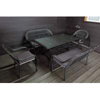 Комплект мебели из искусственного ротанга Мэдисон НЬЮ (Medison) Family Set NEW с подушками на сидение