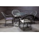 Садовый комплект из искусственного ротанга Мэдисон НЬЮ (Medison NEW) стол круглый D90 + 4 кресла с подушками на сиденье