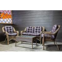 Комплект мебели из искусственного ротанга Мэдисон (Medison) Terrace Set с подушками на сидение и спинку