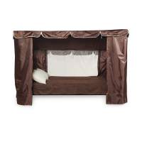 Садовые качели Нирвана Премиум с москитной сеткой Brown