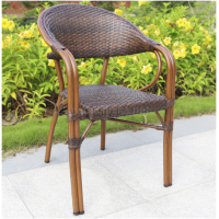Кресло алюминиевое из искусственного ротанга БАМБУК-2 «BAMBOO-2» арт.2028