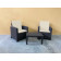 Комплект уличной мебели под ротанг Калифорния “California“ Balcony Set с подушками на спину арт.77787/77794