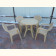 Комплект пластиковой мебели стол круглый «Таволи» D 800 мм + 4 Кресла пластиковых «Барселона»