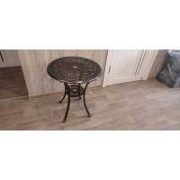 Кофейный круглый столик из литого алюминия D60 Феникс Мини «Fenix Mini» 6335