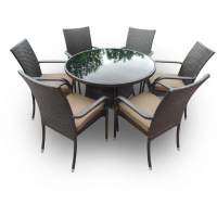 Обеденная группа из искусственного ротанга ЭММА «EMMA» (7 предметов)
