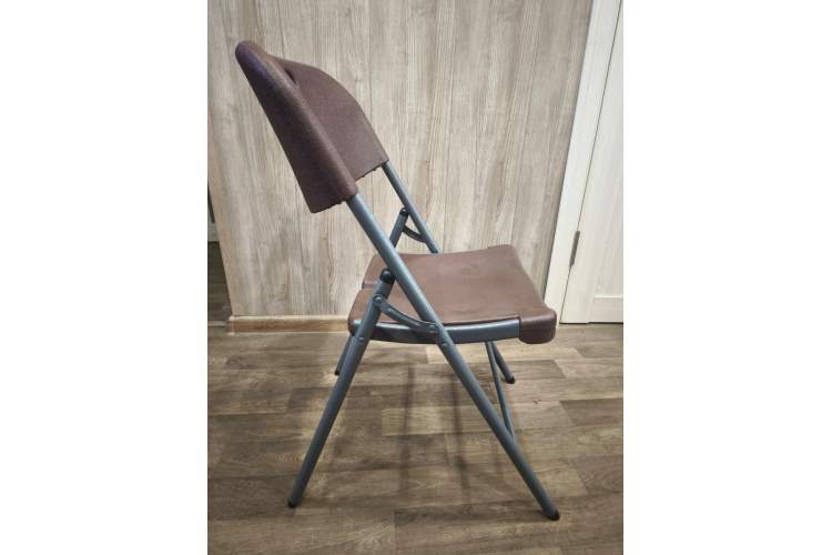 Стул складной садовый Мир Дачника 83x46x53см HDPE шоколад (4 штуки)-3