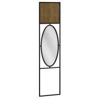 Панель для прихожей с зеркалом Loft Дуб Табак