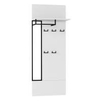 Вешалка настенная City белый