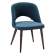 Стул Lars Diag blue/т.орех