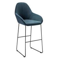 Кресло Бар. Kent Diag blue/Линк