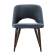 Стул Lars Diag grey/т.орех