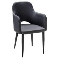 Кресло Ledger темно-серый/черный