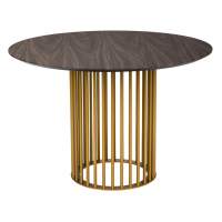 Стол обеденный Patrik New д.110 Американский орех /Золото