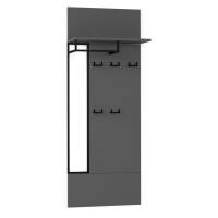 Вешалка настенная City графит