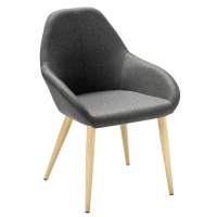 Кресло Kent тёмно-серый/нат.дуб