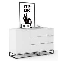 Буфет City 120 см. белый