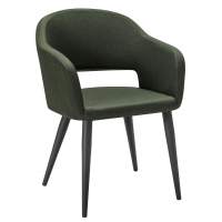 Кресло Oscar тёмно-зеленый/черный