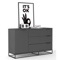 Буфет City 120 см. графит