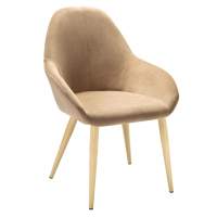 Кресло Kent Diag beige/нат.дуб