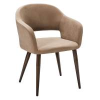 Кресло Oscar Diag beige/т.орех Кресло Oscar Diag beige/т.орех