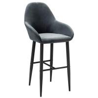 Кресло Бар.Kent Diag grey/черный