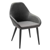 Кресло Kent тёмно-серый/черный