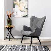 Кресло Хайбэк темно-серый/венге Кресло Хайбэк темно-серый/венге