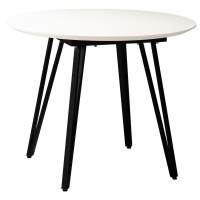 Стол Диего d860 белый со скосом