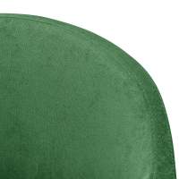 Кресло Oscar зеленый/т.орех