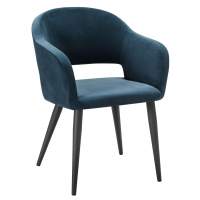 Кресло Oscar Diag blue/черный