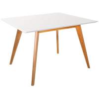 Стол Лунд квадратный 860*860 бук-белый