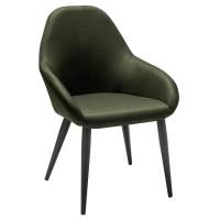 Кресло Kent тёмно-зелёный/черный