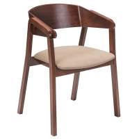 Кресло Dalia Beige/Темный орех Кресло Dalia Beige/Темный орех