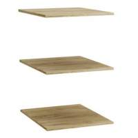 Комплект полок для однодверного шкафа Loft_Дуб натур