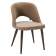 Стул Lars Diag beige/т.орех