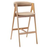 Стул Кресло барное Kaede Beige/натур Стул Кресло барное Kaede Beige/натур